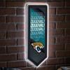 Team Sports America Evergreen NFL Jacksonville Jaguars | Ultra-Thin LED Light Wall Sign Decor | Large Pennant Banner | 9 x 23 Inches | Made in the USA view 1