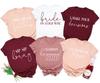 Winery Bachelorette Shirts Party Shirts Wine Theme Bridesmaid Shirt Gift view 1