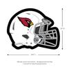 Team Sports America Evergreen NFL Arizona Cardinals Ultra-Thin LED Light Wall Sign Decor | Full Size Replica Helmet | 19.5 x 15 Inches | Made in the USA view 3