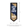 Team Sports America Evergreen NCAA Montana State University | Ultra-Thin LED Light Wall Sign Decor | Large Pennant Banner | 9 x 23 Inches | Made in the USA view 2