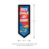 Team Sports America Evergreen NCAA University of Kansas | Ultra-Thin LED Light Wall Sign Decor | Large Pennant Banner | 9 x 23 Inches | Made in the USA view 2