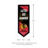 Team Sports America Evergreen NHL Chicago Blackhawks | Ultra-Thin LED Light Wall Sign Decor | Large Pennant Banner | 9 x 23 Inches | Made in the USA view 3