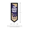 Team Sports America Evergreen NCAA University of Washington | Ultra-Thin LED Light Wall Sign Decor | Large Pennant Banner | 9 x 23 Inches | Made in the USA view 2