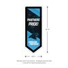Team Sports America Evergreen NFL Carolina Panthers | Ultra-Thin LED Light Wall Sign Decor | Large Pennant Banner | 9 x 23 Inches | Made in the USA view 3