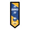 Team Sports America Evergreen NHL Buffalo Sabres | Ultra-Thin LED Light Wall Sign Decor | Large Pennant Banner | 9 x 23 Inches | Made in the USA view 2