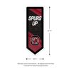 Team Sports America Evergreen NCAA University of South Carolina | Ultra-Thin LED Light Wall Sign Decor | Large Pennant Banner | 9 x 23 Inches | Made in the USA view 2
