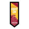 Team Sports America Evergreen NCAA University of Southern California | Ultra-Thin LED Light Wall Sign Decor | Large Pennant Banner | 9 x 23 Inches | Made in the USA view 1