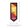 Team Sports America Evergreen NCAA University of Southern California | Ultra-Thin LED Light Wall Sign Decor | Large Pennant Banner | 9 x 23 Inches | Made in the USA view 2