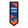 Team Sports America Evergreen NCAA Boise State University | Ultra-Thin LED Light Wall Sign Decor | Large Pennant Banner | 9 x 23 Inches | Made in the USA view 1