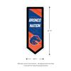 Team Sports America Evergreen NCAA Boise State University | Ultra-Thin LED Light Wall Sign Decor | Large Pennant Banner | 9 x 23 Inches | Made in the USA view 2