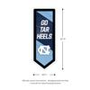 Team Sports America Evergreen NCAA University of North Carolina | Ultra-Thin LED Light Wall Sign Decor | Large Pennant Banner | 9 x 23 Inches | Made in the USA view 2