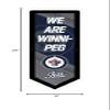 Team Sports America Evergreen NHL Winnipeg Jets | Ultra-Thin LED Light Wall Sign Decor | Large Pennant Banner | 9 x 23 Inches | Made in the USA view 2