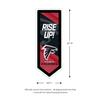 Team Sports America Evergreen NFL Atlanta Falcons | Ultra-Thin LED Light Wall Sign Decor | Large Pennant Banner | 9 x 23 Inches | Made in the USA view 3