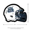 Team Sports America Evergreen NCAA Old Dominion University Ultra-Thin LED Light Wall Sign Decor | Full Size Replica Helmet | 19.5 x 15 Inches | Made in the USA view 2