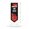 Team Sports America Evergreen NCAA Texas Tech University | Ultra-Thin LED Light Wall Sign Decor | Large Pennant Banner | 9 x 23 Inches | Made in the USA view 2