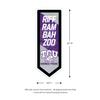 Team Sports America Evergreen NCAA Texas Christian University | Ultra-Thin LED Light Wall Sign Decor | Large Pennant Banner | 9 x 23 Inches | Made in the USA view 2