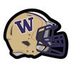 Team Sports America Evergreen NCAA University of Washington Ultra-Thin LED Light Wall Sign Decor | Full Size Replica Helmet | 19.5 x 15 Inches | Made in the USA view 1
