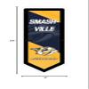 Team Sports America Evergreen NHL Nashville Predators | Ultra-Thin LED Light Wall Sign Decor | Large Pennant Banner | 9 x 23 Inches | Made in the USA view 2