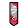 Team Sports America Evergreen NHL Carolina Hurricanes | Ultra-Thin LED Light Wall Sign Decor | Large Pennant Banner | 9 x 23 Inches | Made in the USA view 2
