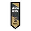 Team Sports America Evergreen NHL Las Vegas Golden Knights | Ultra-Thin LED Light Wall Sign Decor | Large Pennant Banner | 9 x 23 Inches | Made in the USA view 1