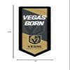 Team Sports America Evergreen NHL Las Vegas Golden Knights | Ultra-Thin LED Light Wall Sign Decor | Large Pennant Banner | 9 x 23 Inches | Made in the USA view 2