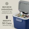 Coleman Classic Series Insulated Portable Rolling Cooler with Wheels, Leak-Resistant Outdoor Hard Cooler Keeps Ice up to 5 Days, 65-Quart view 3