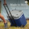 Coleman Classic Series Insulated Portable Rolling Cooler with Wheels, Leak-Resistant Outdoor Hard Cooler Keeps Ice up to 5 Days, 65-Quart view 4