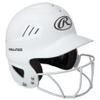 Rawlings | COOLFLO HIGHLIGHTER Batting Helmet | Face Guard Included | One Size Fits Most 6 1/2"-7 1/2" | Matte White view 4