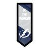 Team Sports America Evergreen NHL Tampa Bay Lightning | Ultra-Thin LED Light Wall Sign Decor | Large Pennant Banner | 9 x 23 Inches | Made in the USA view 1