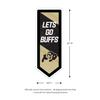 Team Sports America Evergreen NCAA University of Colorado | Ultra-Thin LED Light Wall Sign Dcor | Large Pennant Banner | 9 x 23 Inches | Made in USA view 2
