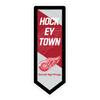 Team Sports America Evergreen NHL Detroit Red Wings | Ultra-Thin LED Light Wall Sign Dcor | Large Pennant Banner | 9 x 23 Inches | Made in USA view 1