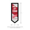 Team Sports America Evergreen NHL Detroit Red Wings | Ultra-Thin LED Light Wall Sign Dcor | Large Pennant Banner | 9 x 23 Inches | Made in USA view 2