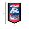 Team Sports America Evergreen NHL New York Rangers | Ultra-Thin LED Light Wall Sign Dcor | Large Pennant Banner | 9 x 23 Inches | Made in USA view 2