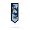 Team Sports America Evergreen NCAA Old Dominion University | Ultra-Thin LED Light Wall Sign Dcor | Large Pennant Banner | 9 x 23 Inches | Made in USA view 2