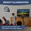 Team Sports America Evergreen NFL Detroit Lions Ultra-Thin LED Light Wall Sign Dcor | Full Size Replica Helmet | - 19.5 x 15 Inches | Made in USA view 3