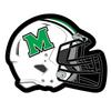Team Sports America Evergreen NCAA Marshall University Ultra-Thin LED Light Wall Sign Dcor | Full Size Replica Helmet | - 19.5 x 15 Inches | Made in USA view 1