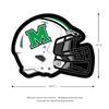 Team Sports America Evergreen NCAA Marshall University Ultra-Thin LED Light Wall Sign Dcor | Full Size Replica Helmet | - 19.5 x 15 Inches | Made in USA view 2