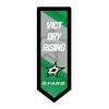 Team Sports America Evergreen NHL Dallas Stars | Ultra-Thin LED Light Wall Sign Dcor | Large Pennant Banner | 9 x 23 Inches | Made in USA view 1