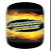 Santa Cruz Skateboard Deck Chrome Dot Flame Everslick 8.5" x 32.2" view 1