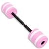 Trademark Innovations 30" Aqua Fitness Swim Bar with Padded Grip (Dark Pink) view 1