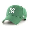 47 MLB Raised Basic Cap Adjustable Snapback hat Baseball NY LA Team Logo Baseball Cap, Kelly Green, One Size view 1