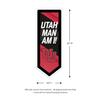 Team Sports America Evergreen NCAA University of Utah | Ultra-Thin LED Light Wall Sign Dcor | Large Pennant Banner | 9 x 23 Inches | Made in USA view 2