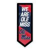 Team Sports America Evergreen NCAA University of Mississippi | Ultra-Thin LED Light Wall Sign Dcor | Large Pennant Banner | 9 x 23 Inches | Made in USA view 1