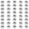 Astibym Axle Nuts for Skateboard, 40pcs Skateboard Trucks Axes Nuts Carbon Steel Skateboard Truck Hardware Kit for Skateboard(Silver), Outdoor Scooter,Outdoor Scooter view 1