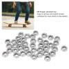 Astibym Axle Nuts for Skateboard, 40pcs Skateboard Trucks Axes Nuts Carbon Steel Skateboard Truck Hardware Kit for Skateboard(Silver), Outdoor Scooter,Outdoor Scooter view 2