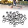 Astibym Axle Nuts for Skateboard, 40pcs Skateboard Trucks Axes Nuts Carbon Steel Skateboard Truck Hardware Kit for Skateboard(Silver), Outdoor Scooter,Outdoor Scooter view 4