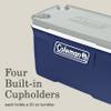 Coleman Classic Series Insulated Portable Cooler, Leak-Resistant Outdoor Hard Cooler Keeps Ice up to 5 Days, 52/70/120/150 Quart view 4