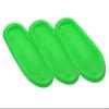 Superio Toboggan Snow Sled for Kids and Adults, 36" and 48" Heavy Duty Plastic Slider with Handles and Hole for Pull Ropes- Kid and Adult Winter Fun, 3 Pack (Green-48) view 1