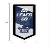 Team Sports America Evergreen NHL Toronto Maple Leafs | Ultra-Thin LED Light Wall Sign Dcor | Large Pennant Banner | 9 x 23 Inches | Made in USA view 2