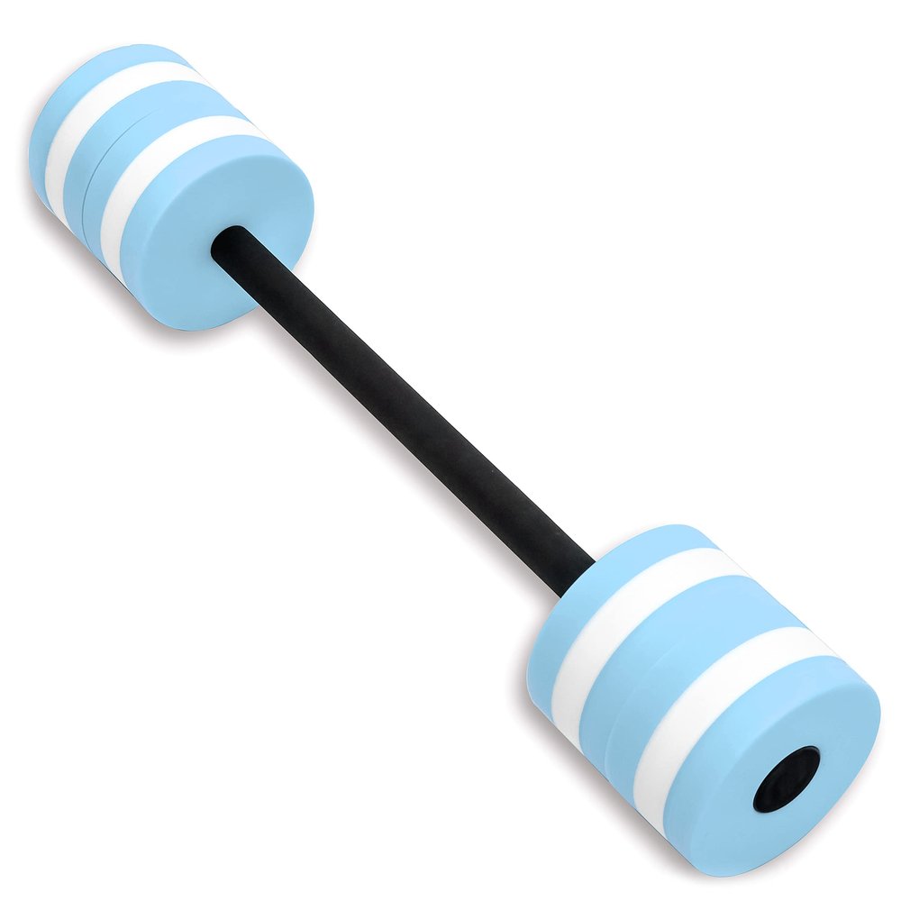 Trademark Innovations 30" Aqua Fitness Swim Bar with Padded Grip (Light Blue)